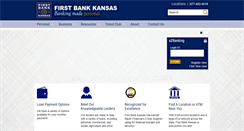 Desktop Screenshot of firstbankkansas.com